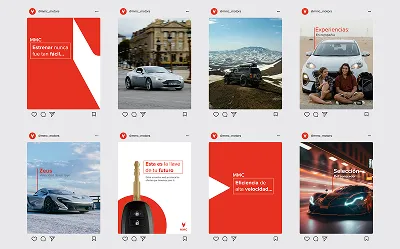 Social media marketing example